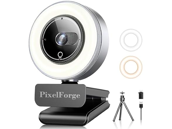 PixelForge 4K Webcam