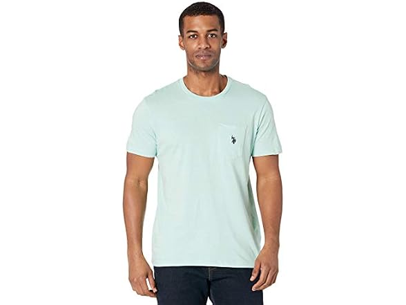 U.s. Polo Assn. (L) Solid Crew Neck T-shirt