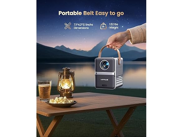 WiMiUS Smart Portable Projector