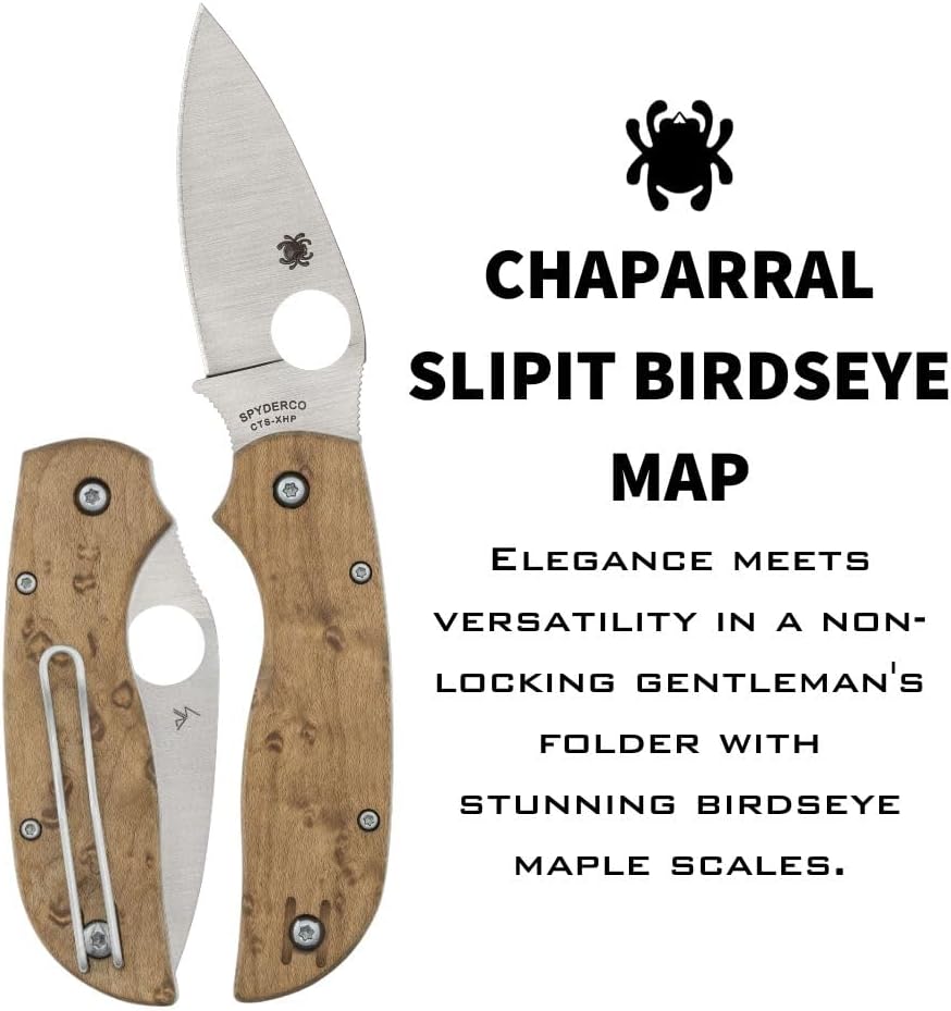 Spyderco Chaparral Slipjoint Maple Wood Knife - Gallery 7