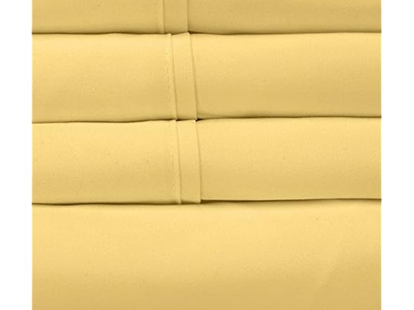 Full 6pc Microfiber Sheet Set Yellow