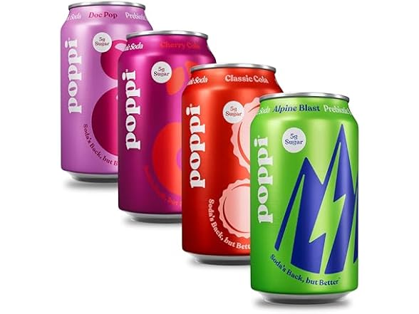 Poppi Soda Staples Variety, 12pk