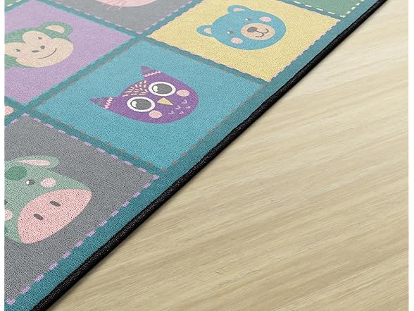 Flagship Carpets Animal Blocks Classroom Educational Area Rug