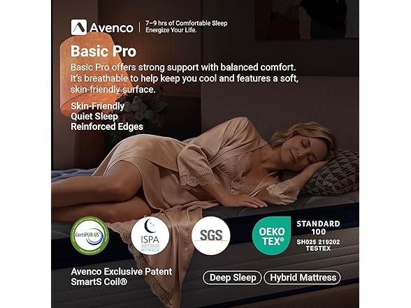 Avenco 14 Inch Queen Mattress