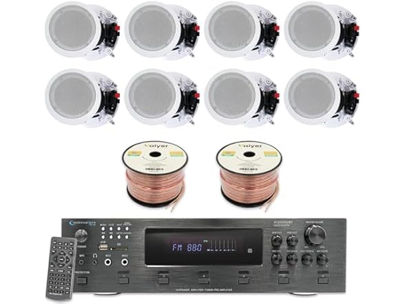 Technical Pro 6-Ch 6000 Watts Home Theater System Kit