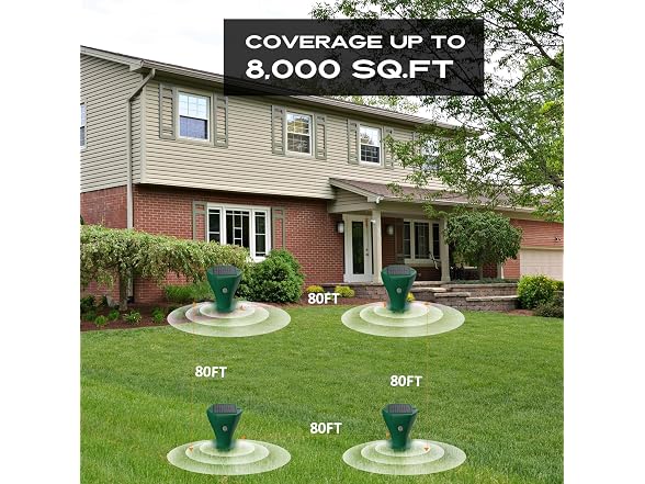 Solar Sonic Mole Repellent Stakes 8-Pack