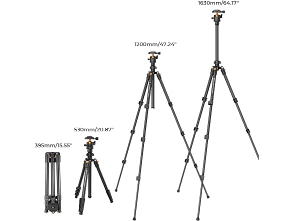 K&F Concept 64 inch/163cm Camera Tripod,