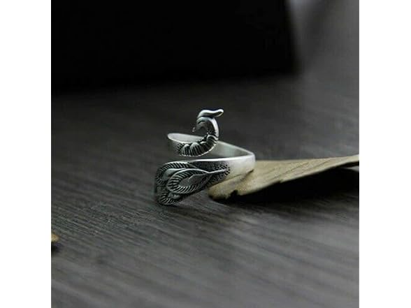 Advanced Peacock Ring, Adjustable Crochet