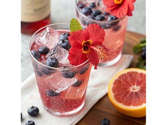 8PK Topo Chico Sabores Blueberry with Hibiscus