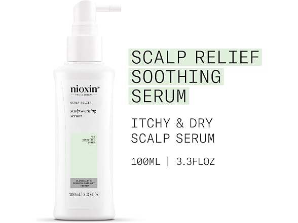 Nioxin Scalp Relief Soothing Serum, 3.3 oz