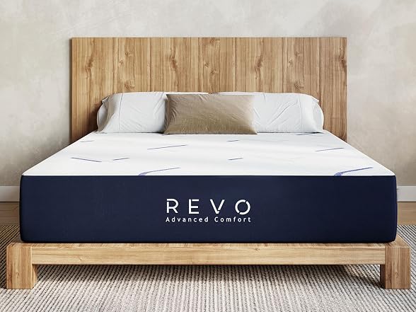 REVO Sleep Gel Memory Foam Mattress, 12-Inch Queen