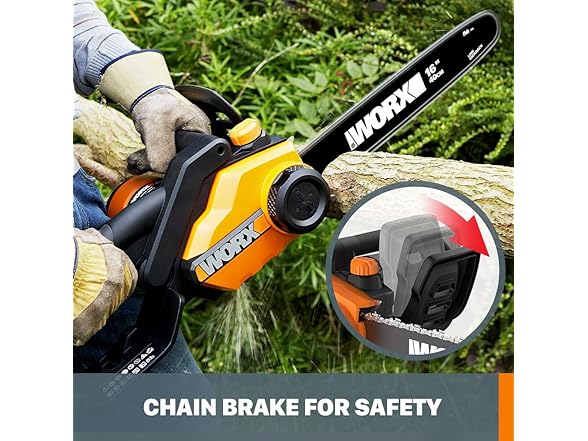 Worx WG303.1 14.5 Amp 16" Electric Chainsaw