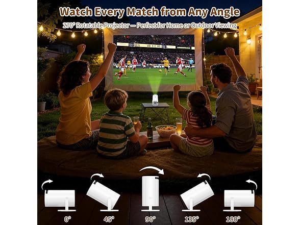 Telonixium 1080P Mini Projector with Carrying Case