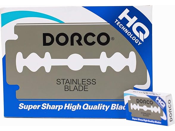Dorco ST300 Double Edge Razor Blades 100ct