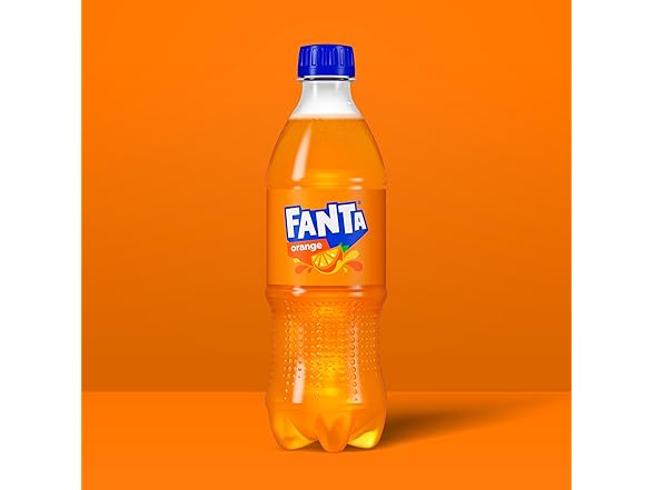 6PK Fanta Orange Soda Soft Drink, 16.9 fl oz