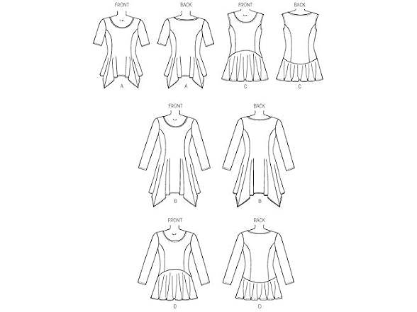 Butterick Patterns B6096 Misses' Top, Size