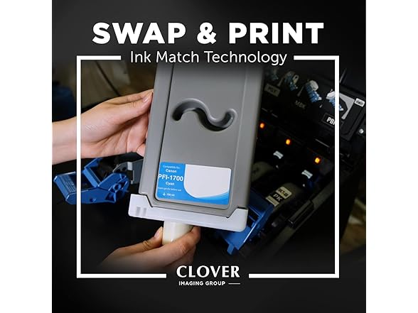 CIG Clover Replacement Ink Cartridge for Canon | Cyan