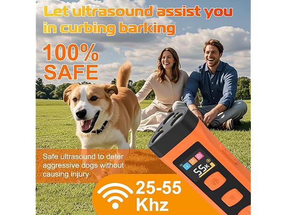 Dog Bark Deterrent Device, 3X Ultrasonic Dog