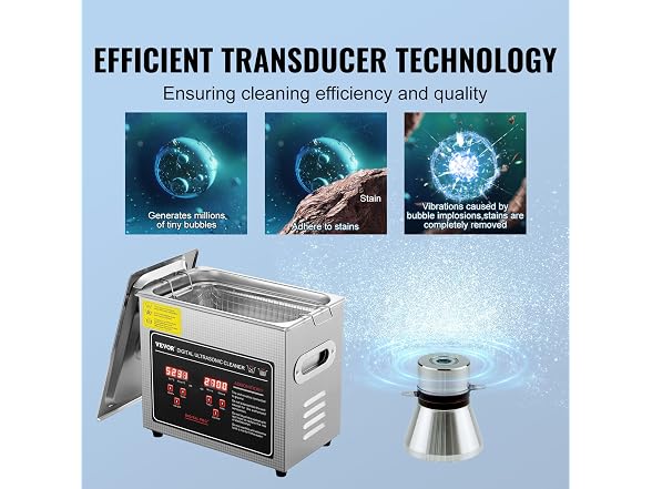 VEVOR Ultrasonic Cleaner with Digital