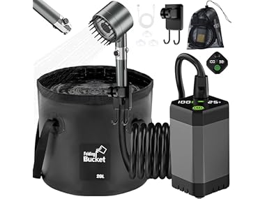 $24.99, Was $52.48, 52% Off! Omzer Portable Shower for Camping dealfomo