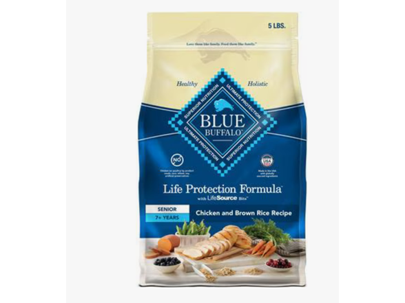 Blue Buffalo Blue Senior Dry Dog Food Life Protection