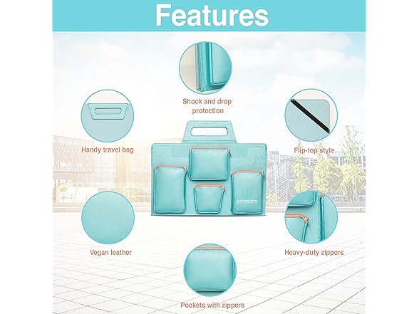 The Domari Bag Vegan Leather Laptop Sleeve