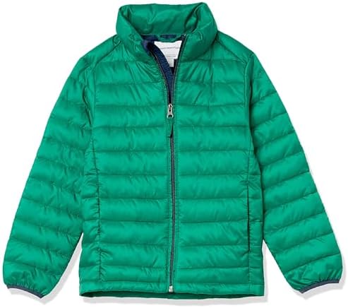 Amazon Essentials Toddler Boys Lightweight Water Resistant Packable Puffer Jacket