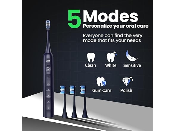 Sonic Electric Toothbrush for Adults/Teens