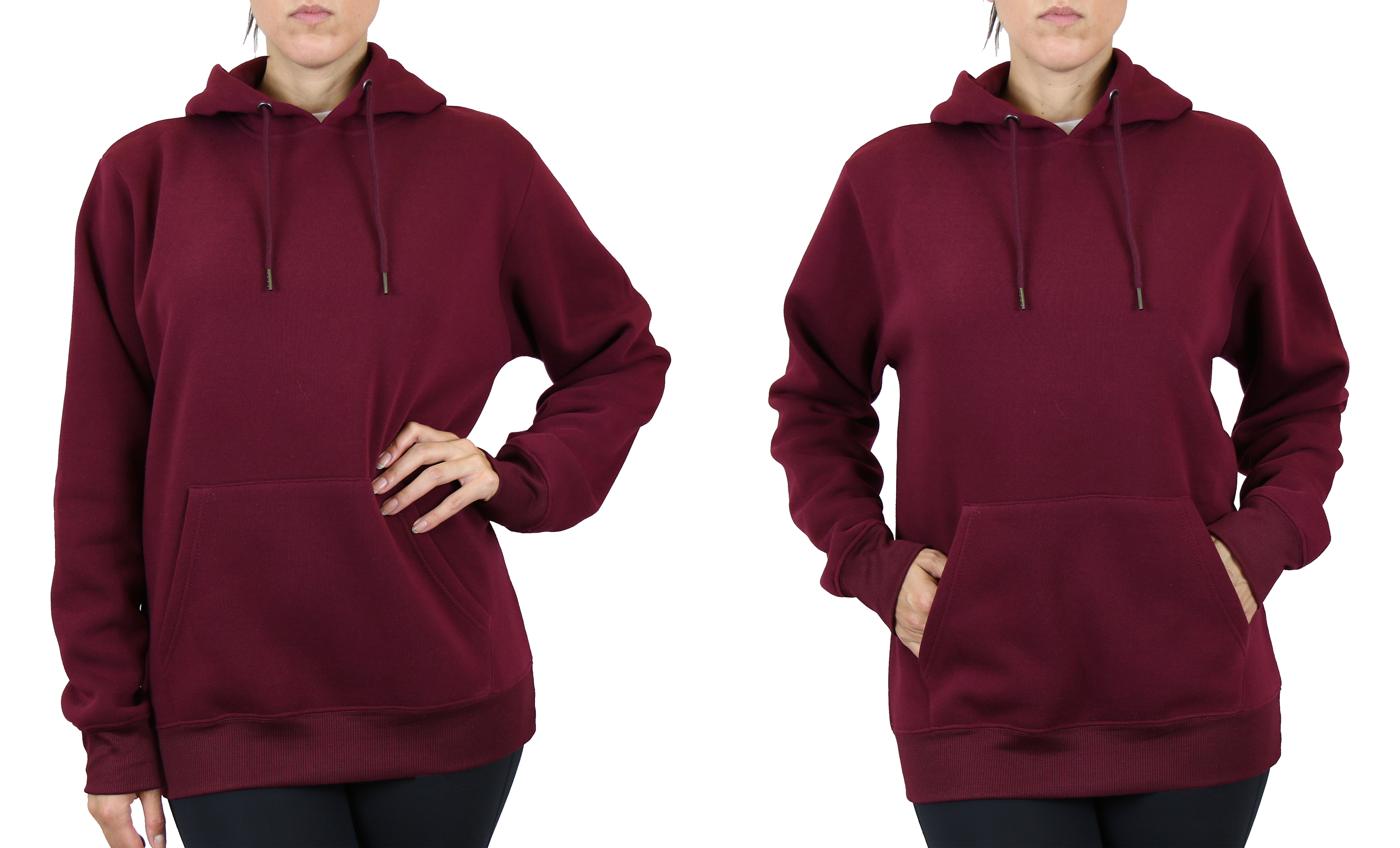 3Pk Asst Womens Fleece-Lined Pullover Hoodie - Gallery 18