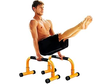 $21.99, Was $42.99, 48% Off! Heavy-Duty No Wobbling Parallel Bars dealfomo