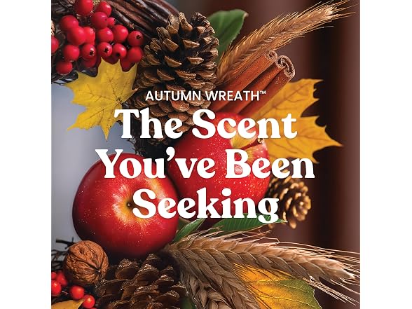 Yankee Candle Autumn Wreath, Thanksgiving Scented 22Oz