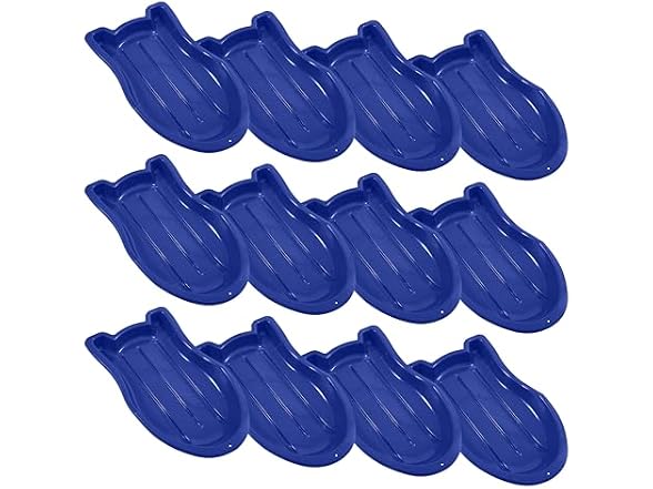 Superio Toboggan Snow Sled 37" Plastic Sled 12 Pack