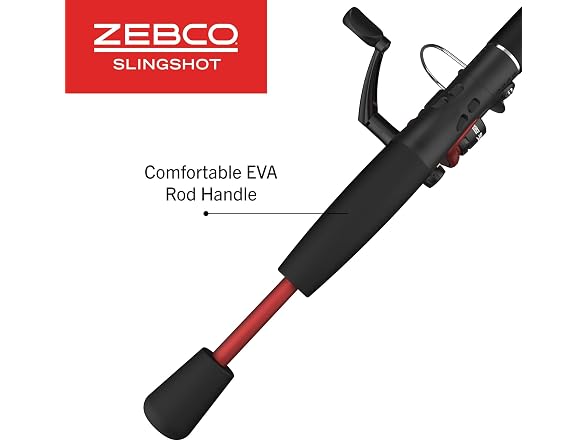 Zebco Slingshot Spinning Reel and Fishing Rod Combo
