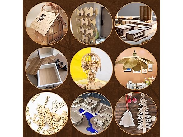 QSJQllo 36 Pack Basswood Sheets