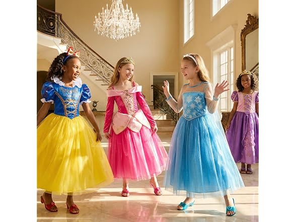 Rubies Snow Princess Costume Dress for Kids,S