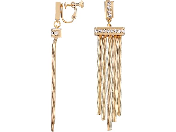 Vince Camuto Goldtone Fringe Earrings