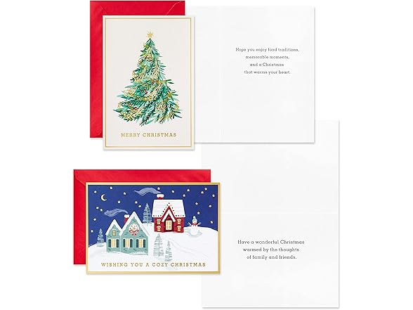 Hallmark Boxed Christmas Cards Assortment