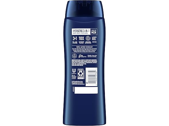 Suave Men 3in1 Body Wash Fresh Scent 18oz