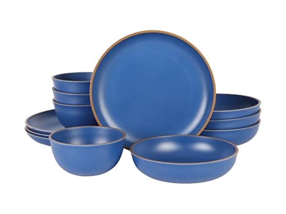 Gibson Home Rockabye 12 Piece Plastic Set