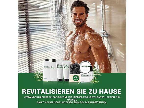 10 Pcs Herbal Mens Spa Set