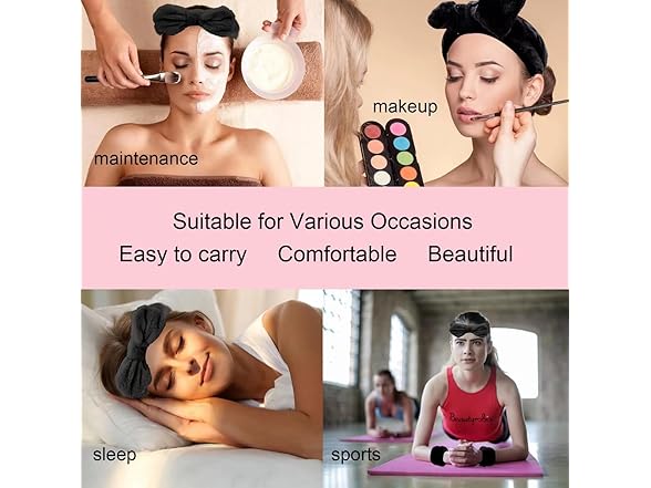 LIEWEILS Makeup headband,spa Headband