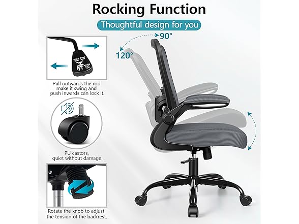 FelixKing Office Chair, Ergonomic Desk Chair Breathable Mesh(Open Box)