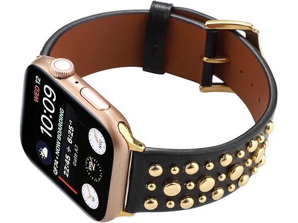 Sufderny Bling Stud Leather Bands