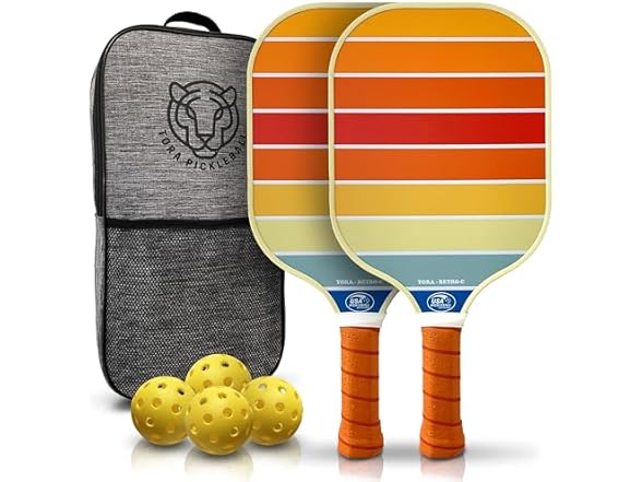 Tora Pickleball Set of 2 Carbon Fiber