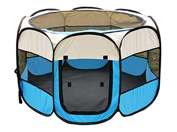 GREUS Portable Foldable Pet Playpen Pet
