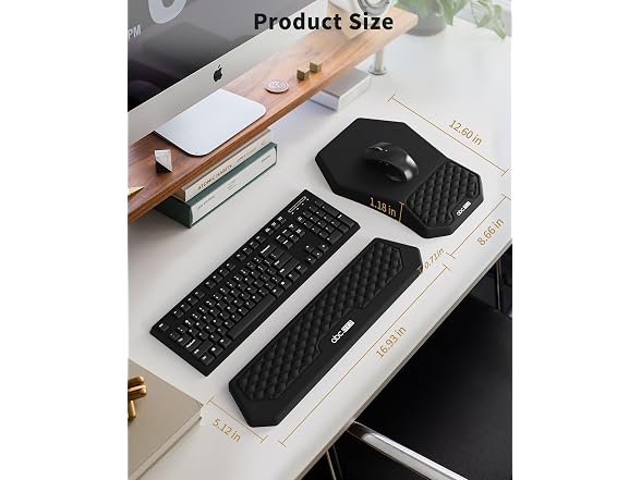 abc.mat Ergonomic Mouse & Keyboard Rest