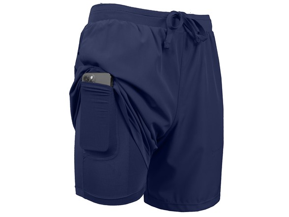 3Pk Asst Mens 2in1 Quick Dry Shorts w/Liner
