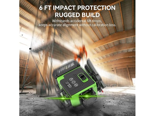 4D 16 Line Laser Level 360 w/ Tripod