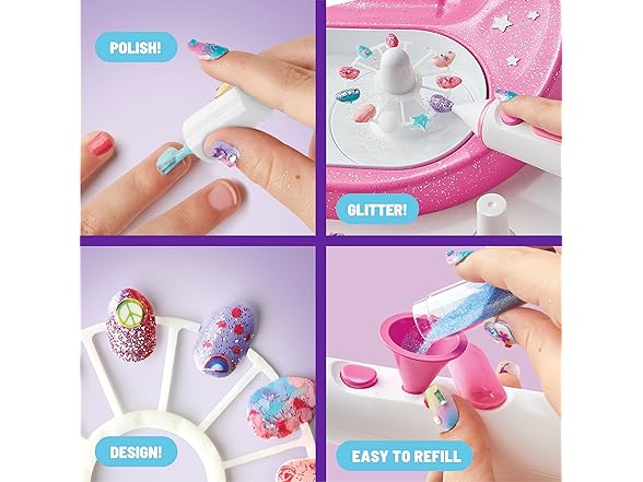 Claire's Claire's Kids Nail Art Kit, 67-Piece Air