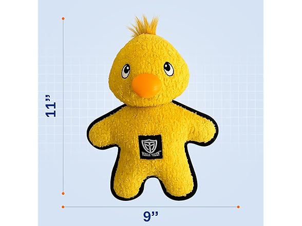 American Kennel Club Plush Dog Toy with Squeaker- Duck